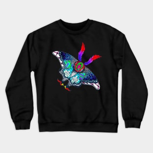 Crystal Lace Wing Moth Crewneck Sweatshirt